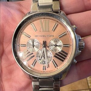 Michael Kors Wren Chronograph MK5837 stainless steel ladies watch